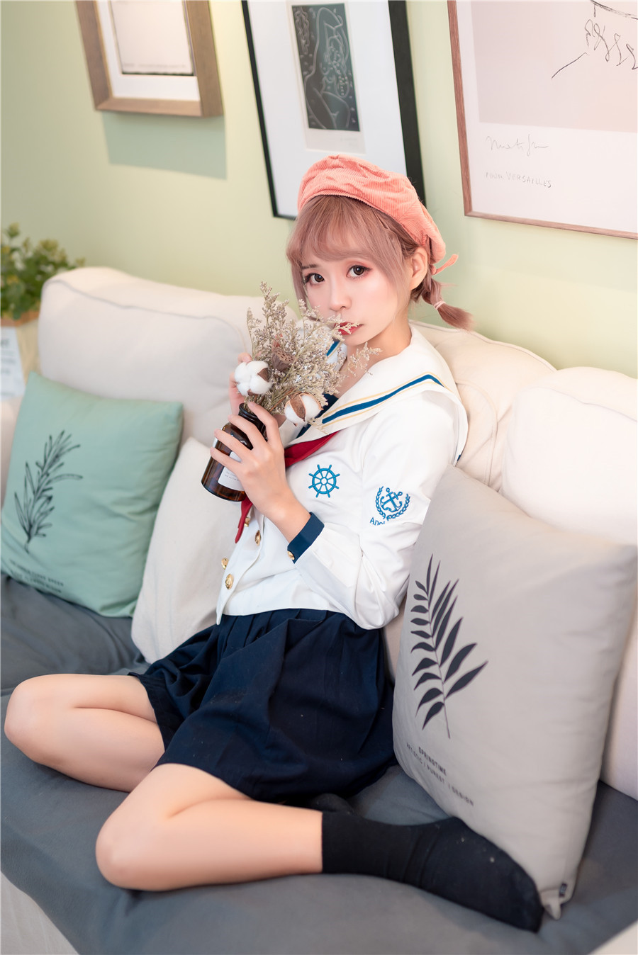 【在线看】喵糖映画 SPL.011 [40P] 绿民俗JK