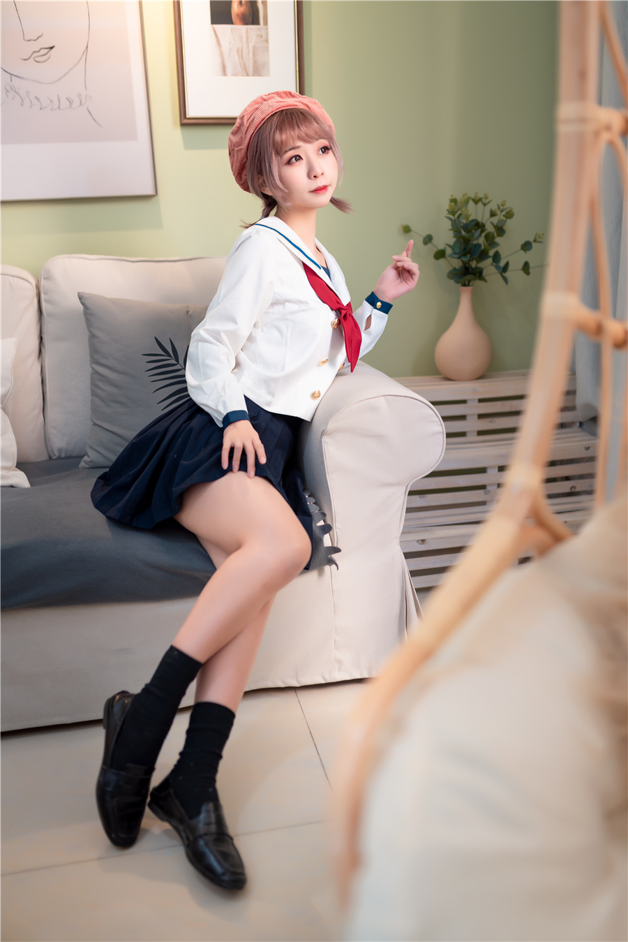 【在线看】兔玩映画 VOL.060 绿民宿JK [40P] 精选